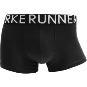 Erke Underwear Boxer Short Plain Cotton Black