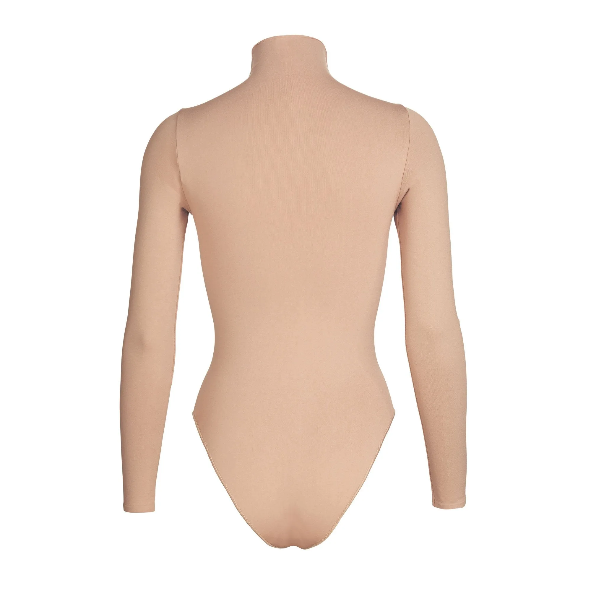 ESSENTIAL MOCK NECK LONG SLEEVE BODYSUIT | TIGERS EYE