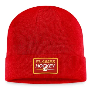 Fanatics Men's NHL Calgary Flames 2023 AP Cuffed Knit Toque