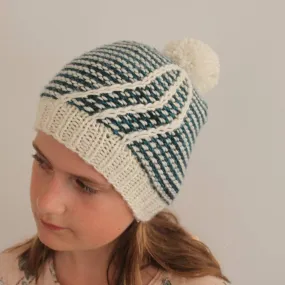 Feather In Your Cap Hat Knitting Pattern