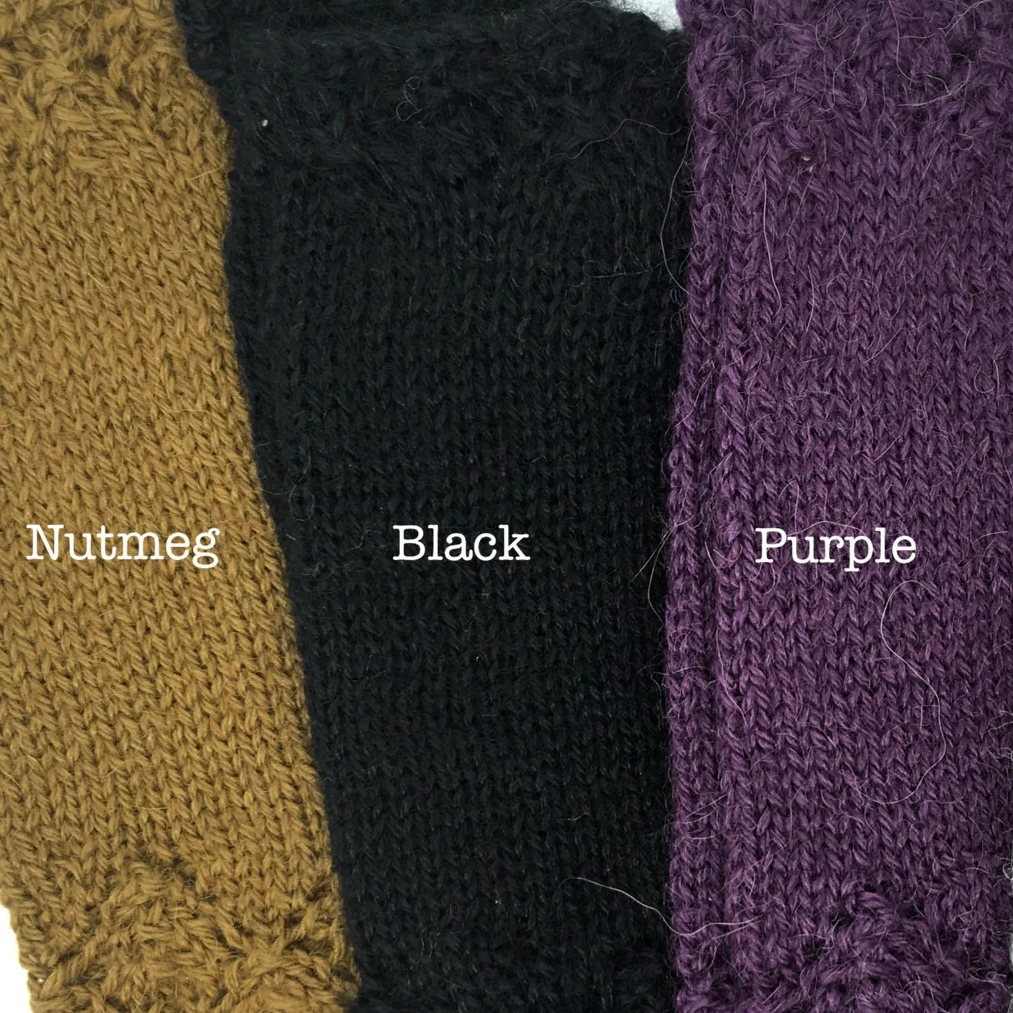 Fingerless Glove | 80% Alpaca, 20% Silk | Knit Witts Global