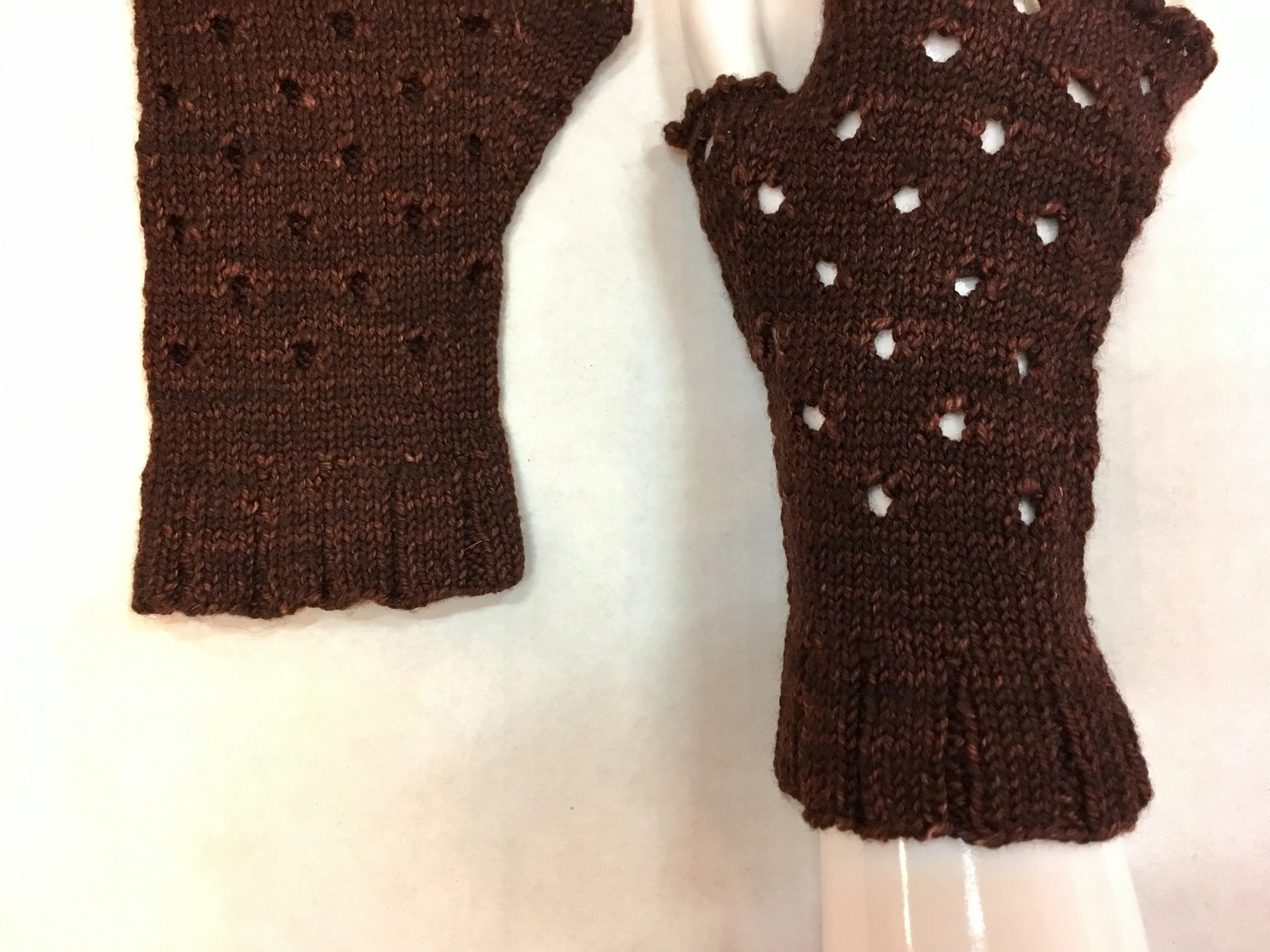 Fingerless Gloves | Polka Dot | French Vintage Style | Knit Witts Global