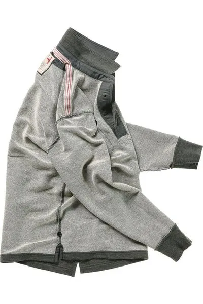 Frenchloop Polo - Dark Grey Heather