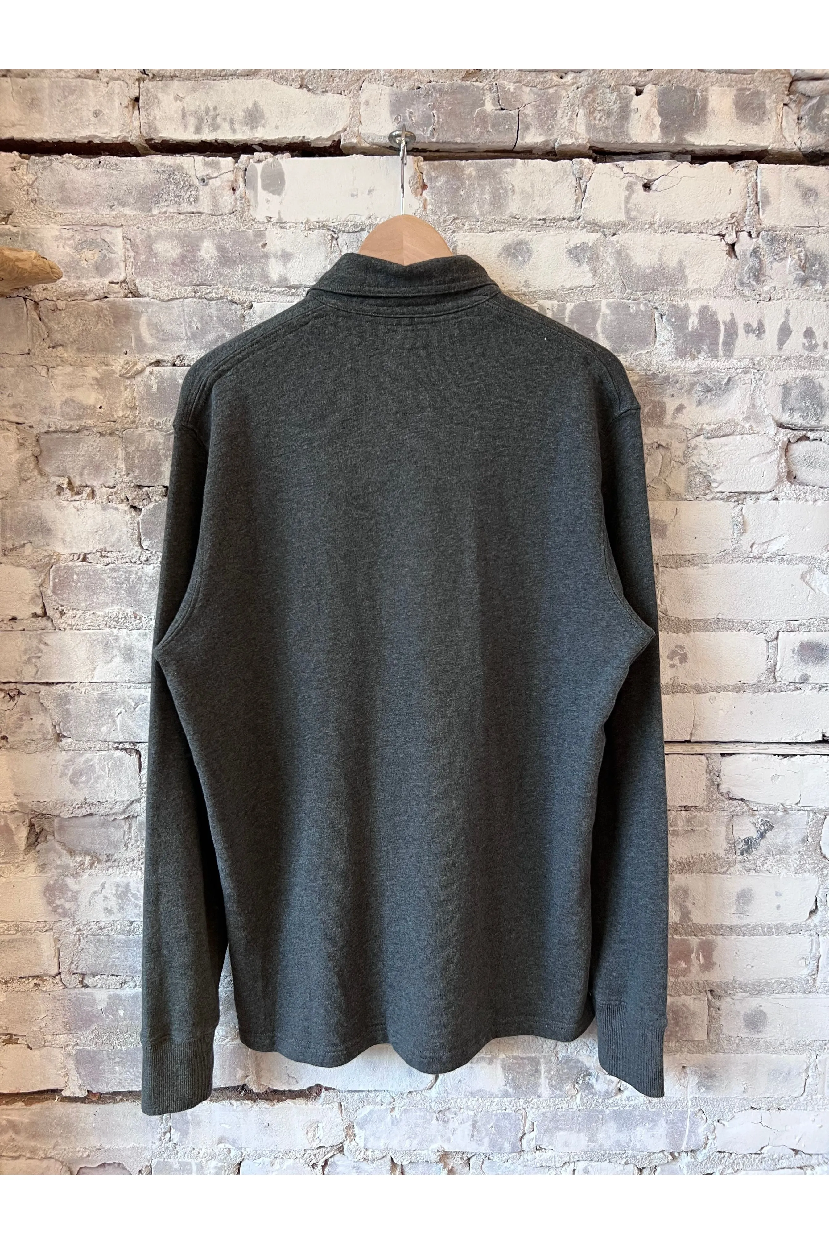 Frenchloop Polo - Dark Grey Heather