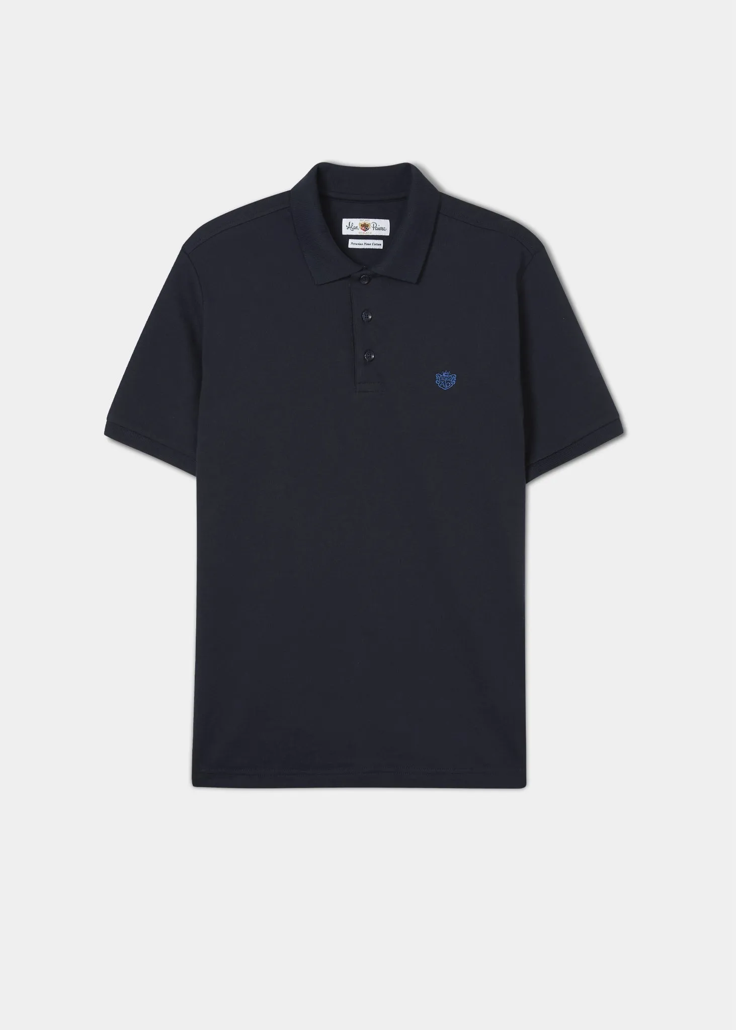 Fritton Pique Polo Shirt In Navy