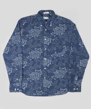 Gant Rugger Indigo Button Down Oxford Shirt