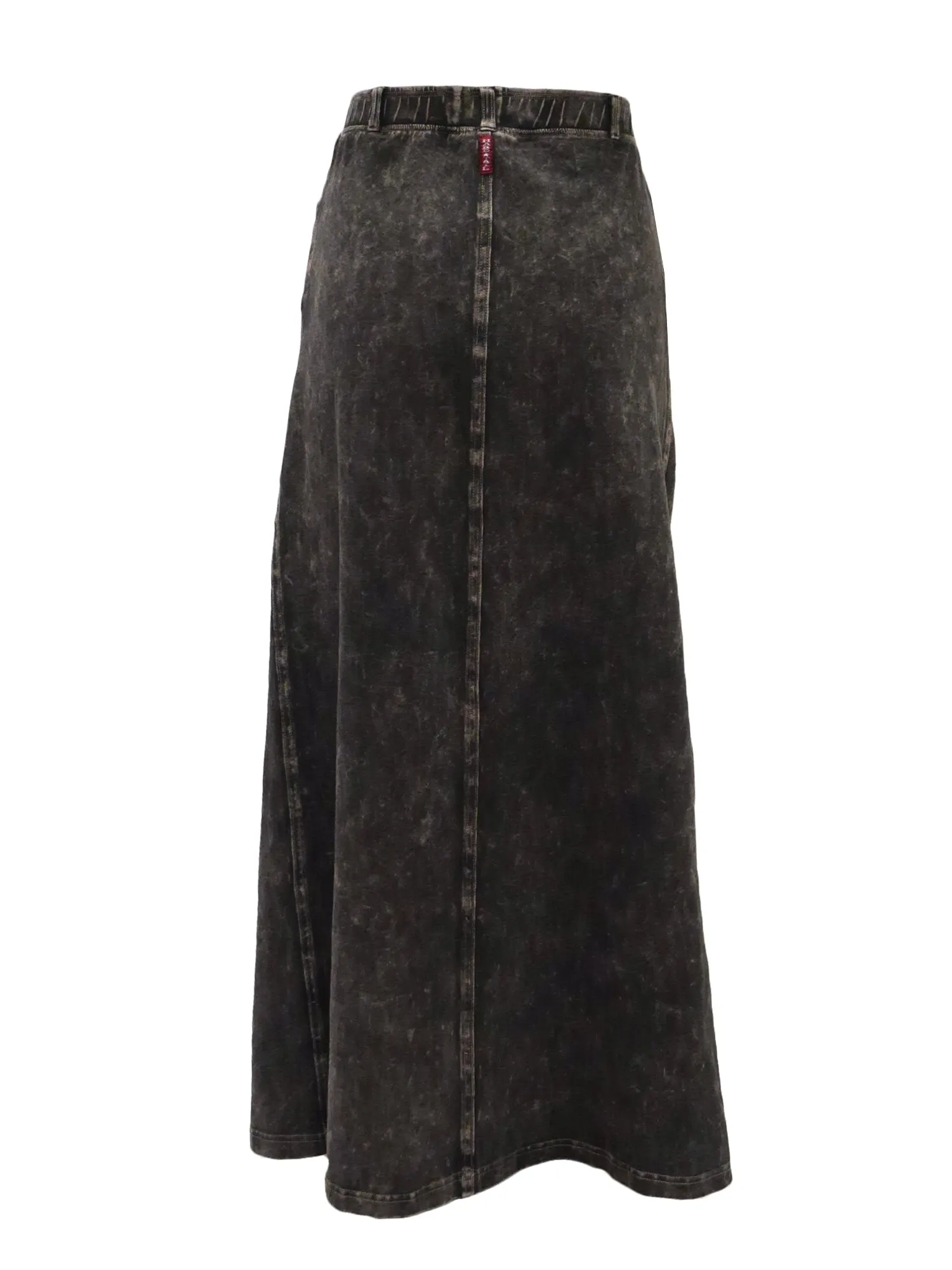 Hard Tail Denim A-Line Maxi Skirt (Style WJ-128)