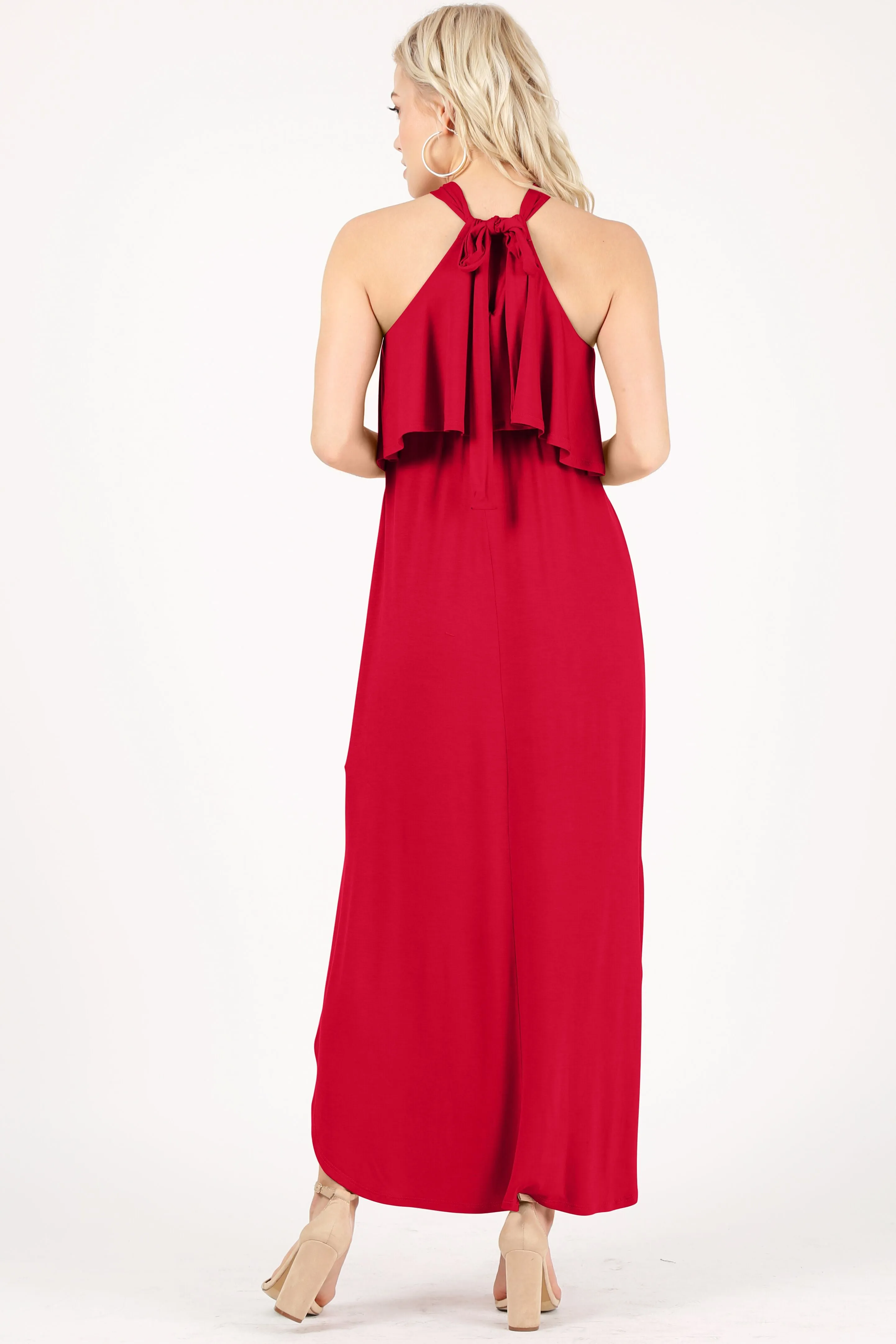 Heed the Halter Maxi Dress