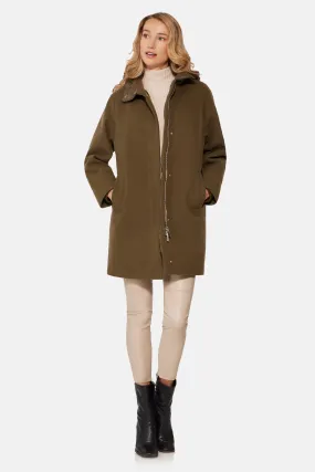 Hooded Parka, Dark Olive