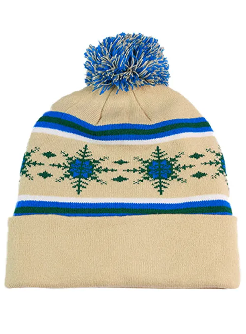 Item of the Game Winter Sweater Milwaukee Bucks Pom Cuff Knit Hat