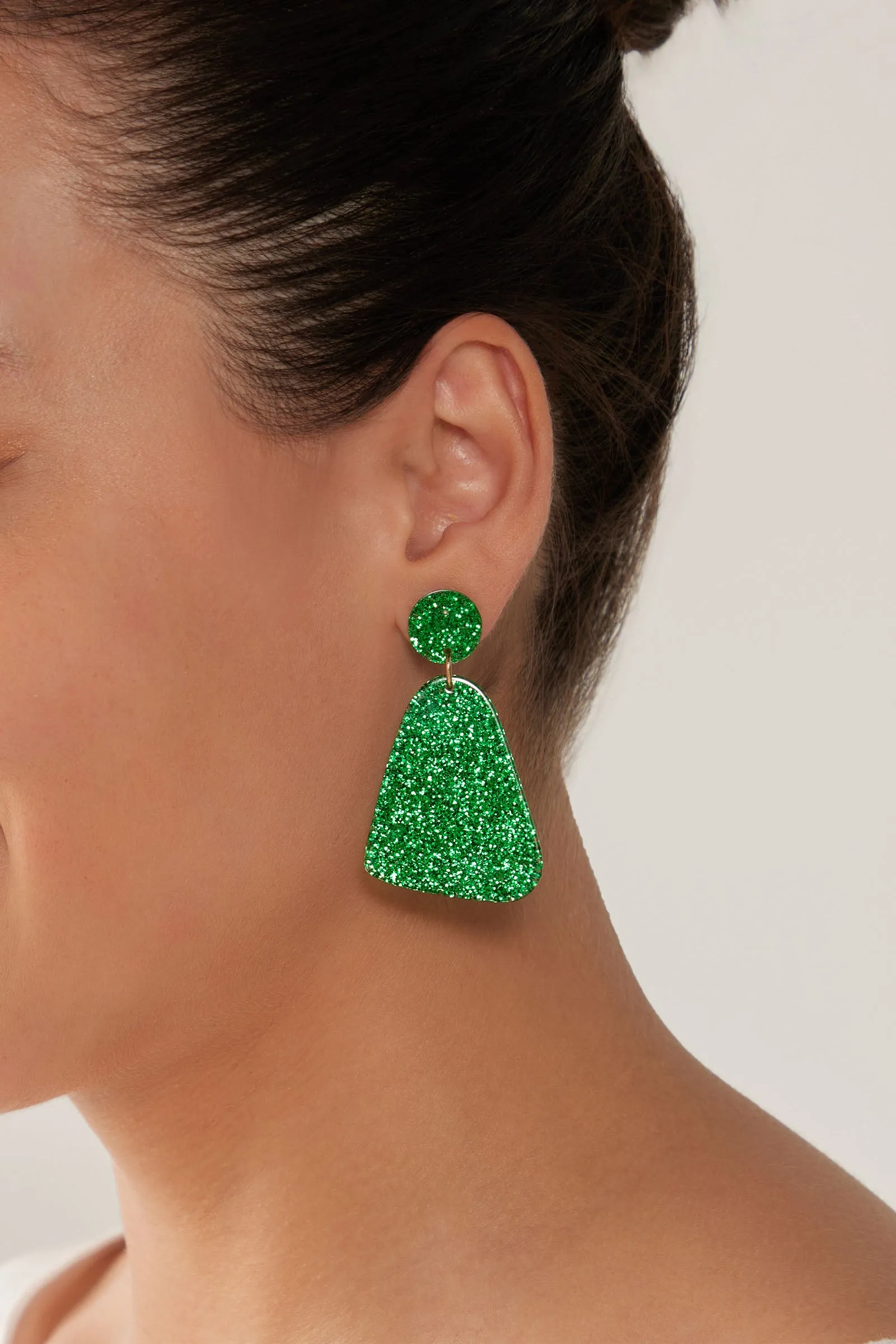 Jovial Sparkle Earring - Emerald