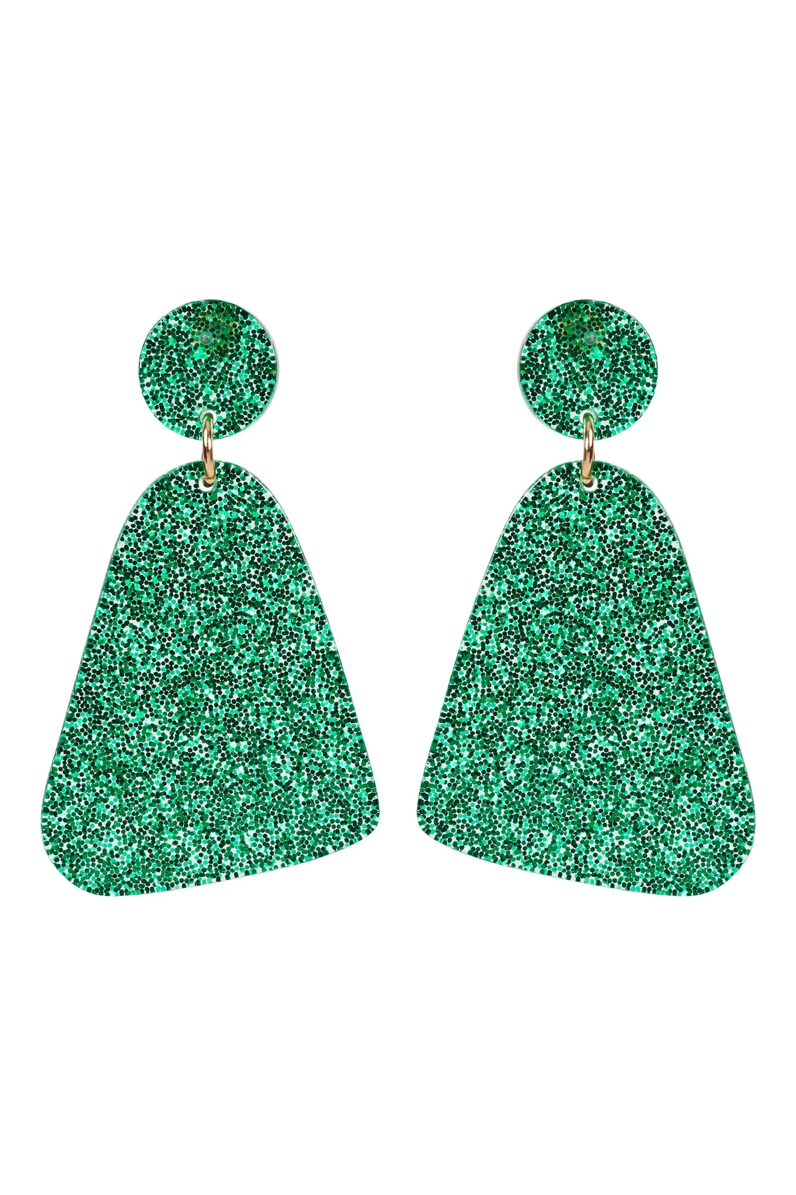 Jovial Sparkle Earring - Emerald