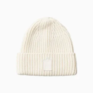 JUDE Hand Knit Toque With Ribbed Cuff Beanie Hat