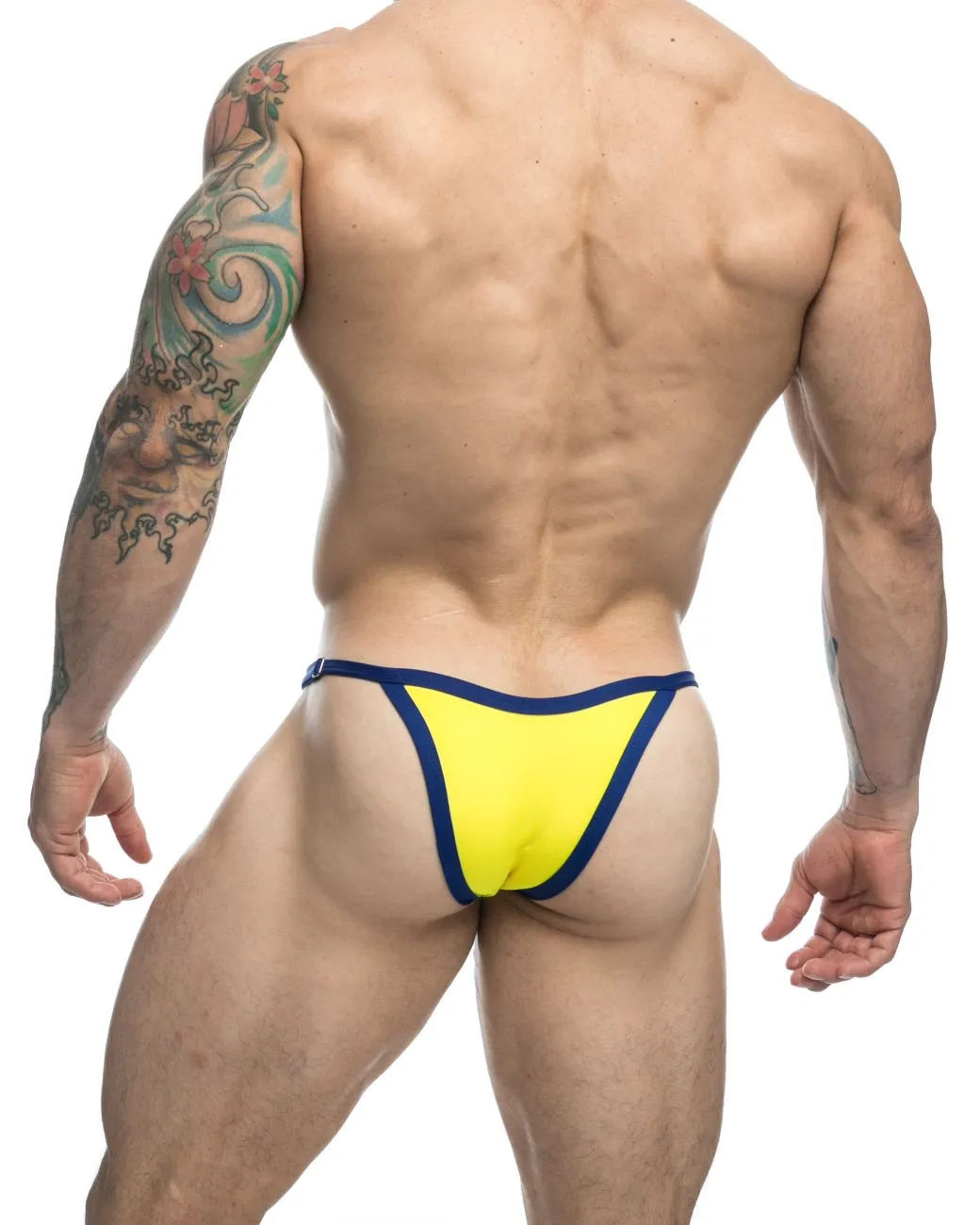 JUSTIN SIMON XSJ12 Bikini One Color Yellow