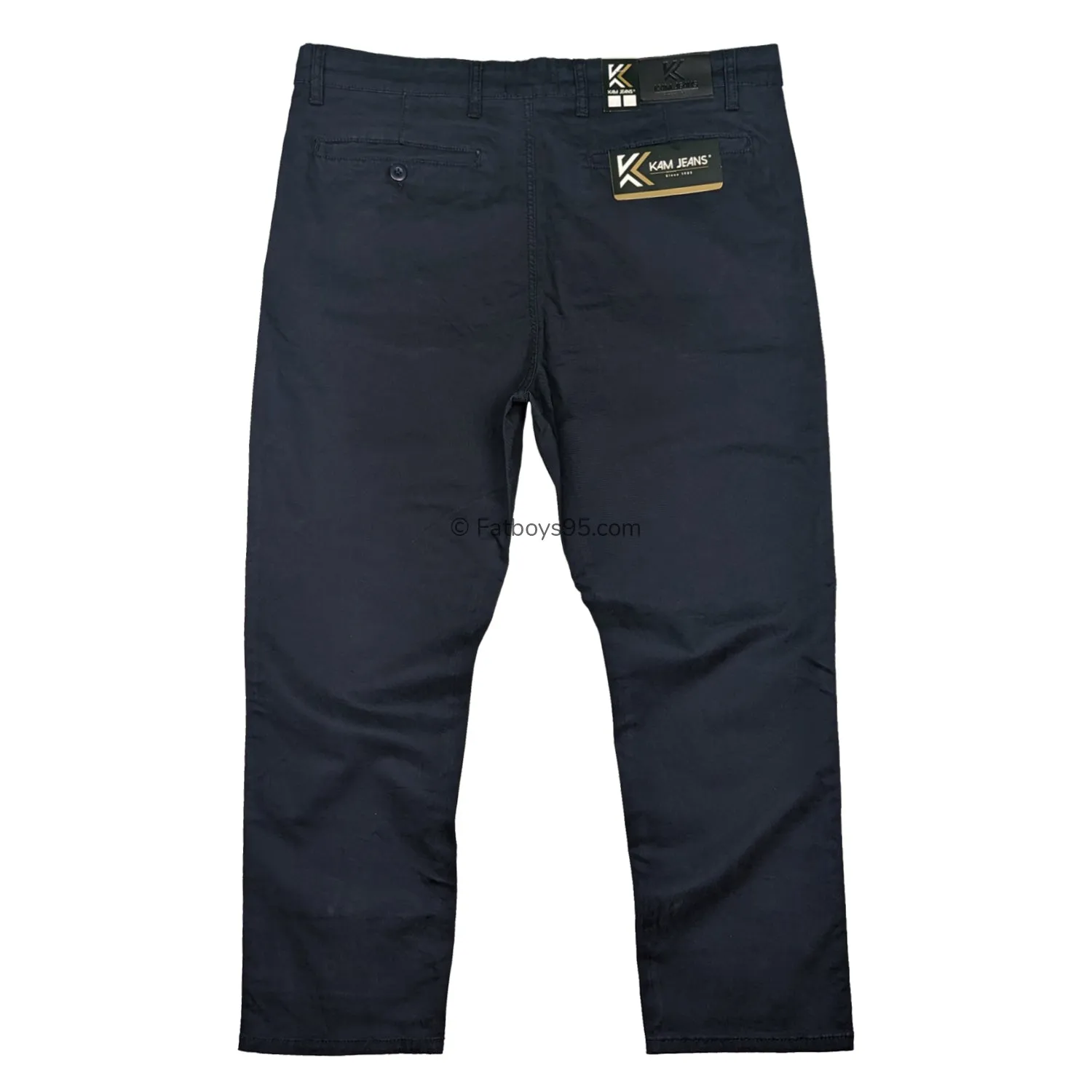 Kam Stretch Modern Chinos - KBS 261 - Navy