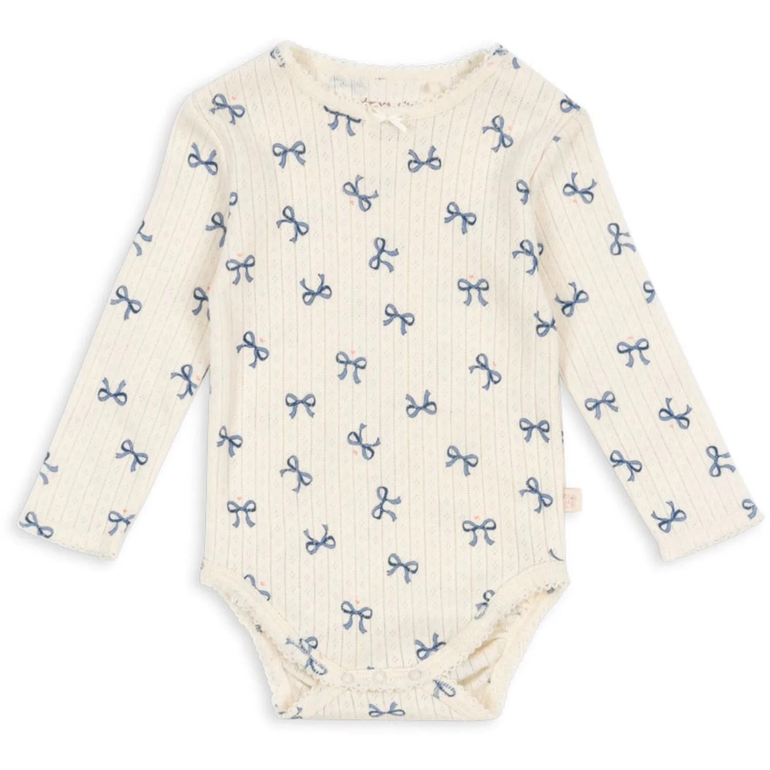 Konges Sløjd Bow Bleu Minnie Bodysuit Ls Gots