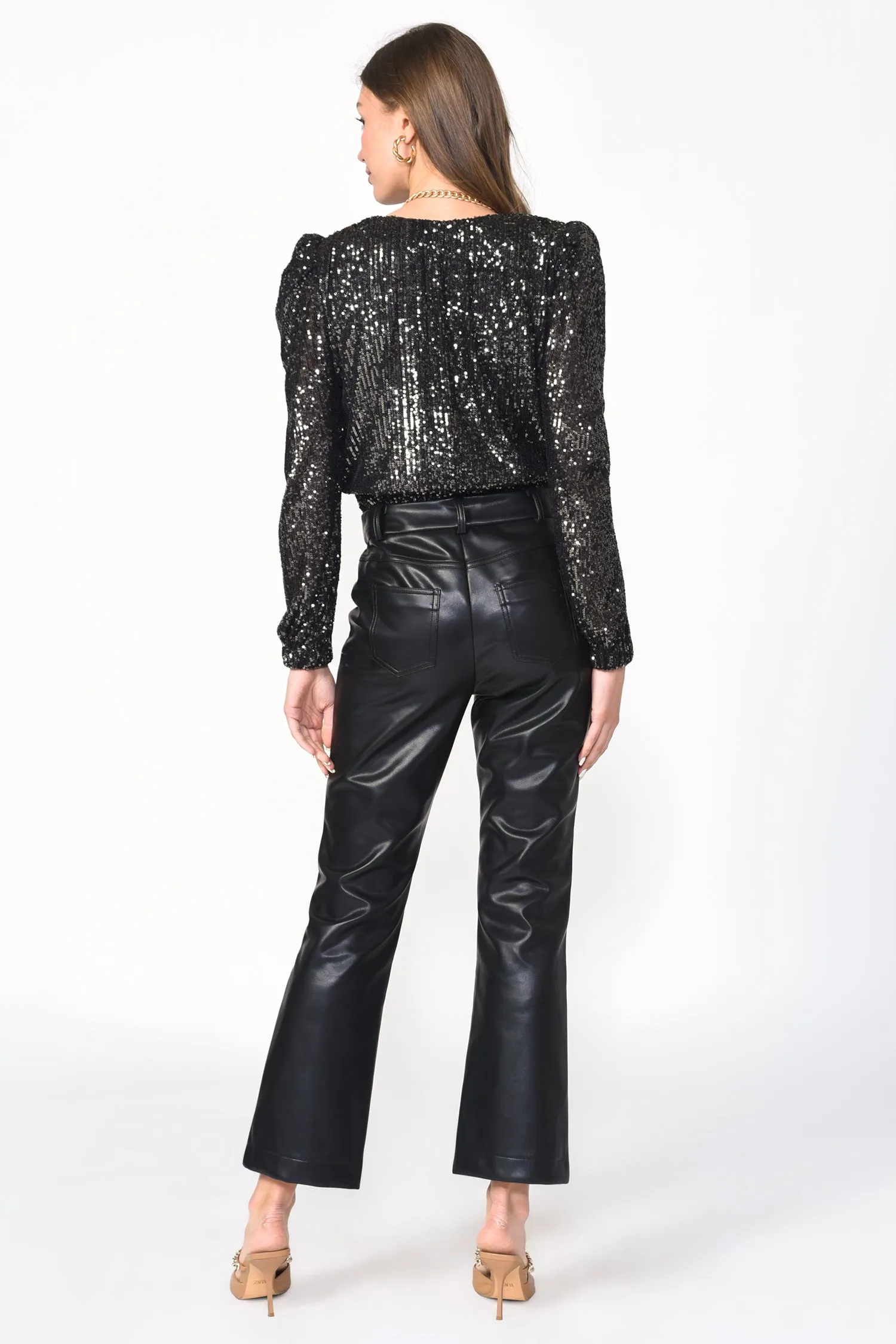 Lala Sequins Bodysuit