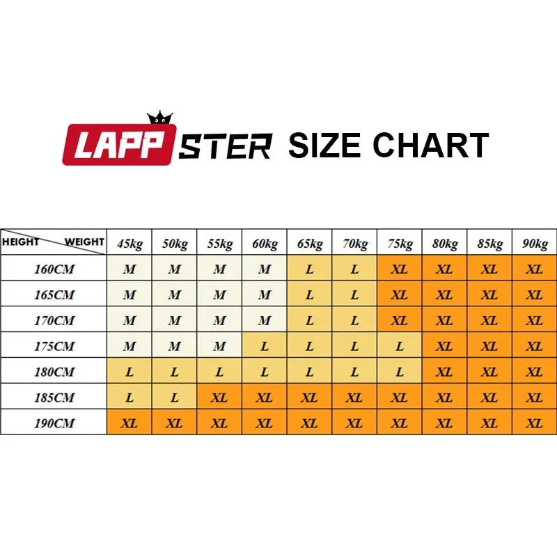 LAPPSTER Winter Harajuku Short Puffer Jacket Men Short Parkas Casual Kpop Bubble Jackets Mens Streetwear Korean Fashions Coats