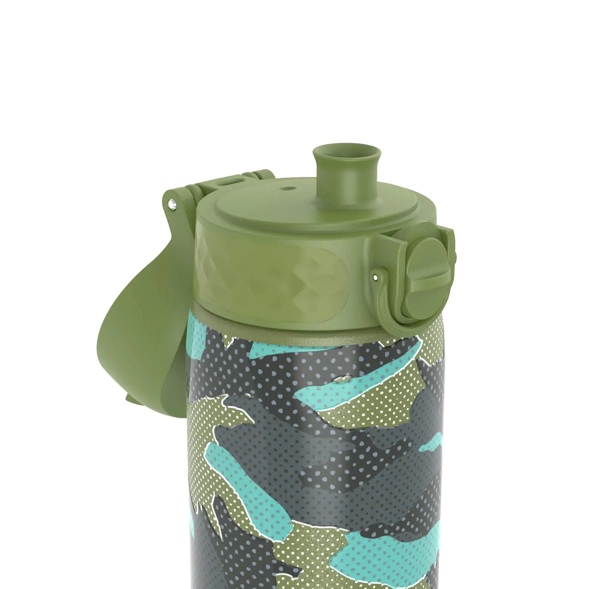 Leak Proof Slim Thermal Steel Water Bottle, Insulated, Camouflage, 500ml (17oz)