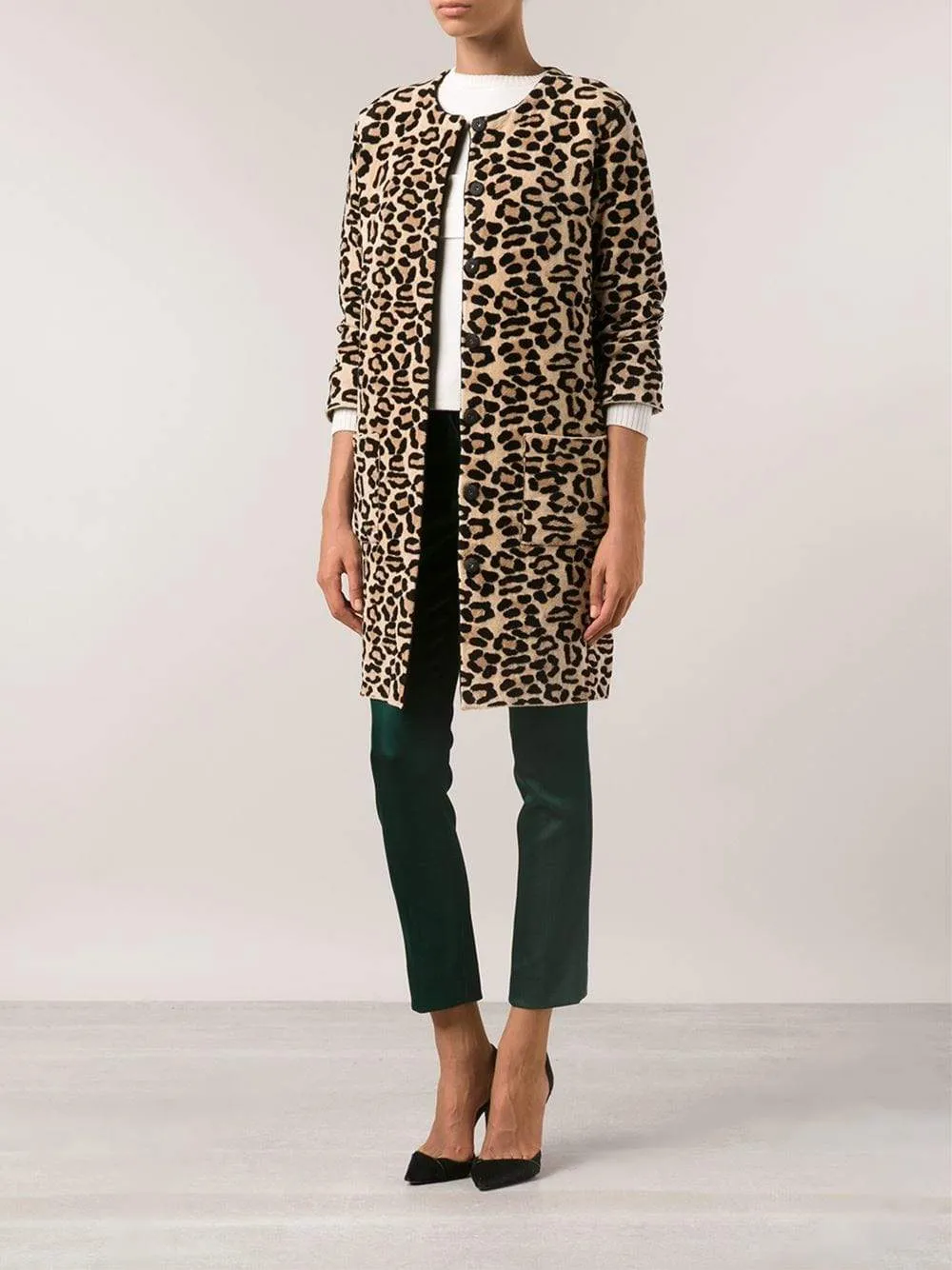 Leopard Print Coat