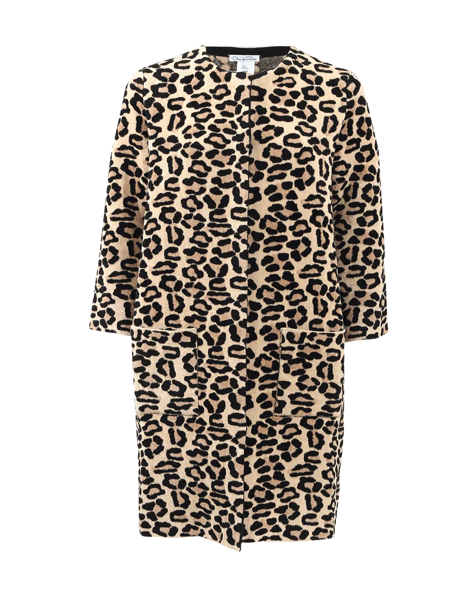 Leopard Print Coat