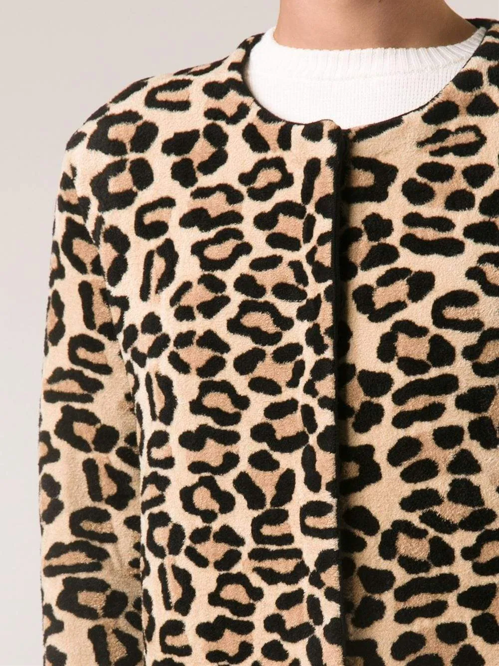 Leopard Print Coat