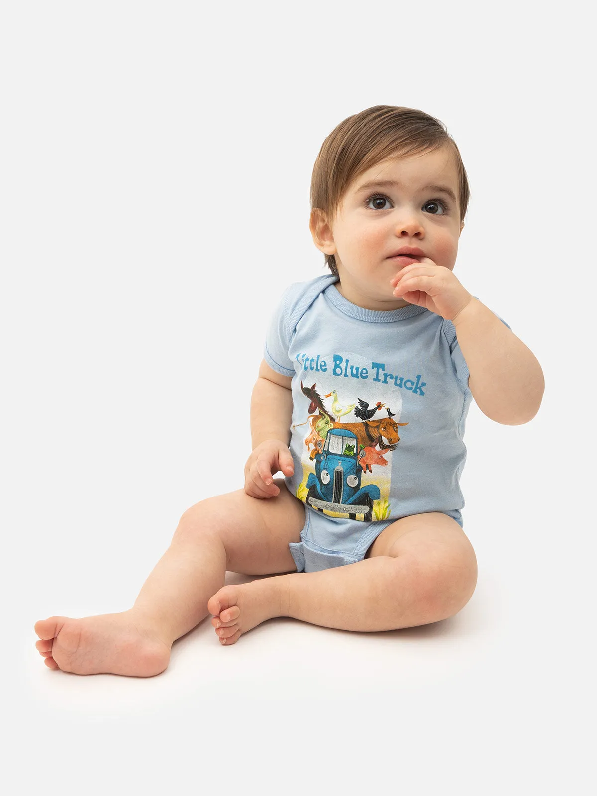 Little Blue Truck baby bodysuit