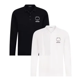 Long Sleeve Smart Cotton Polo shirt 2pcs Bundle