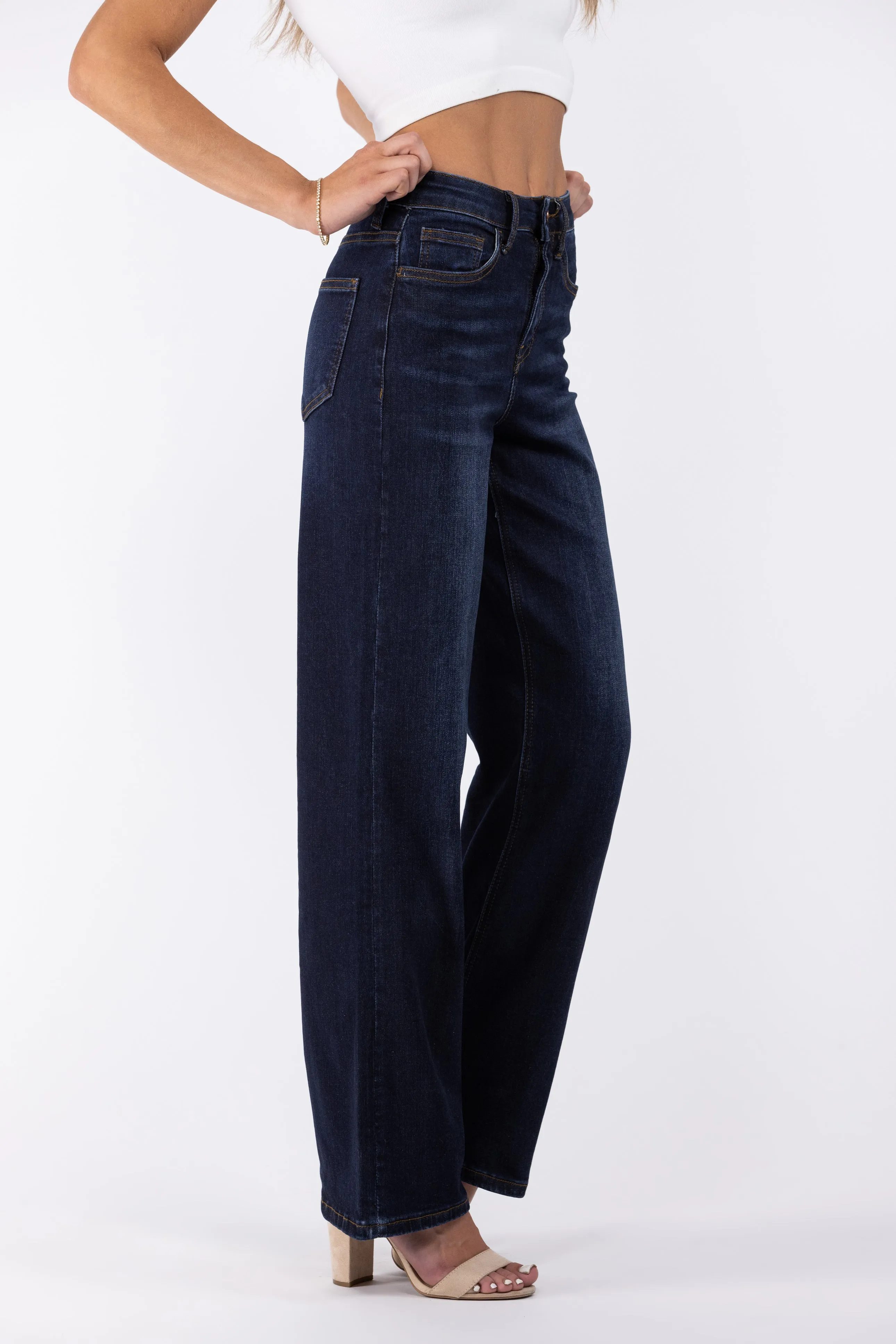 Lovervet Throwback Thursday High-Rise Wide Leg Denim