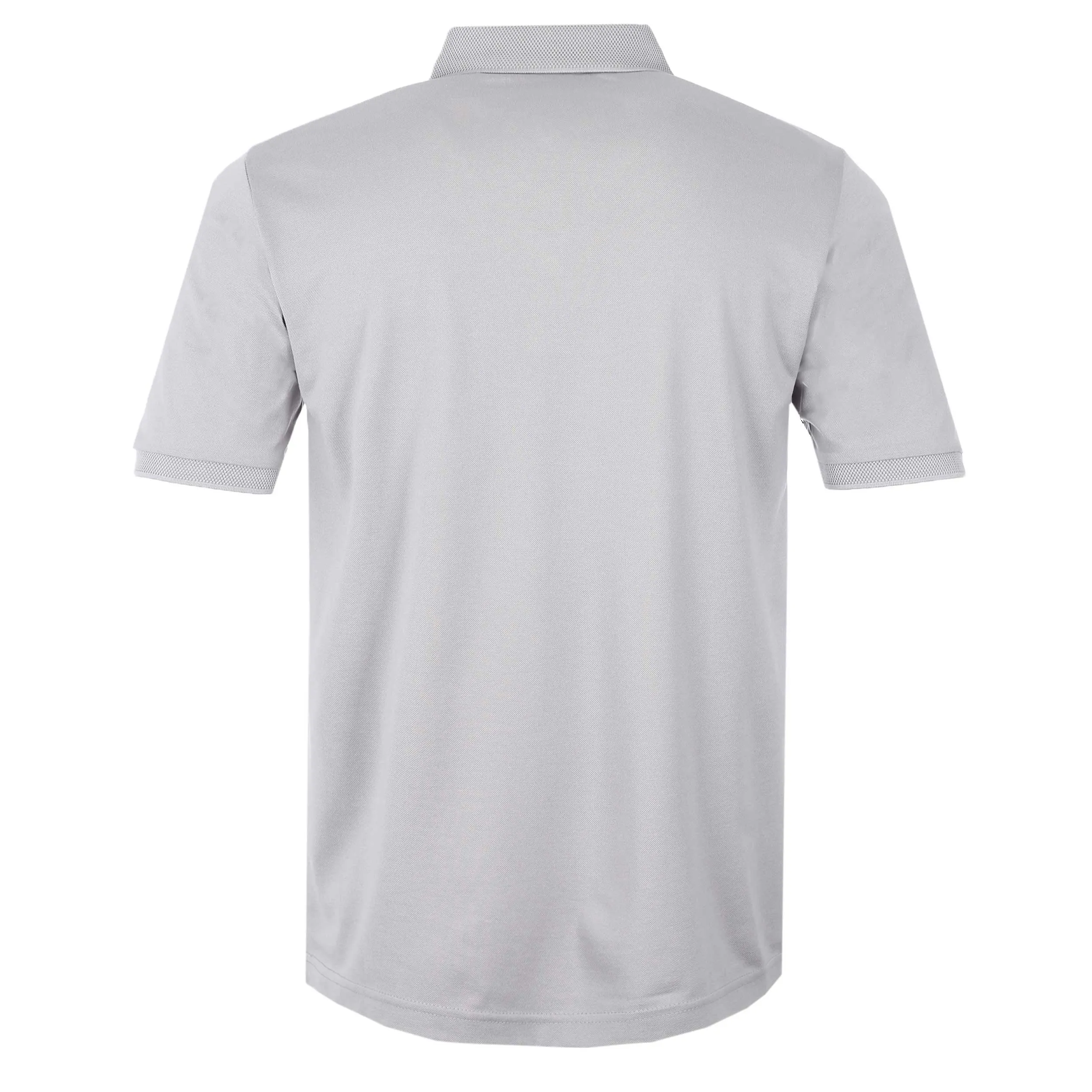 Marai Pique Polo Shirt in Light Grey