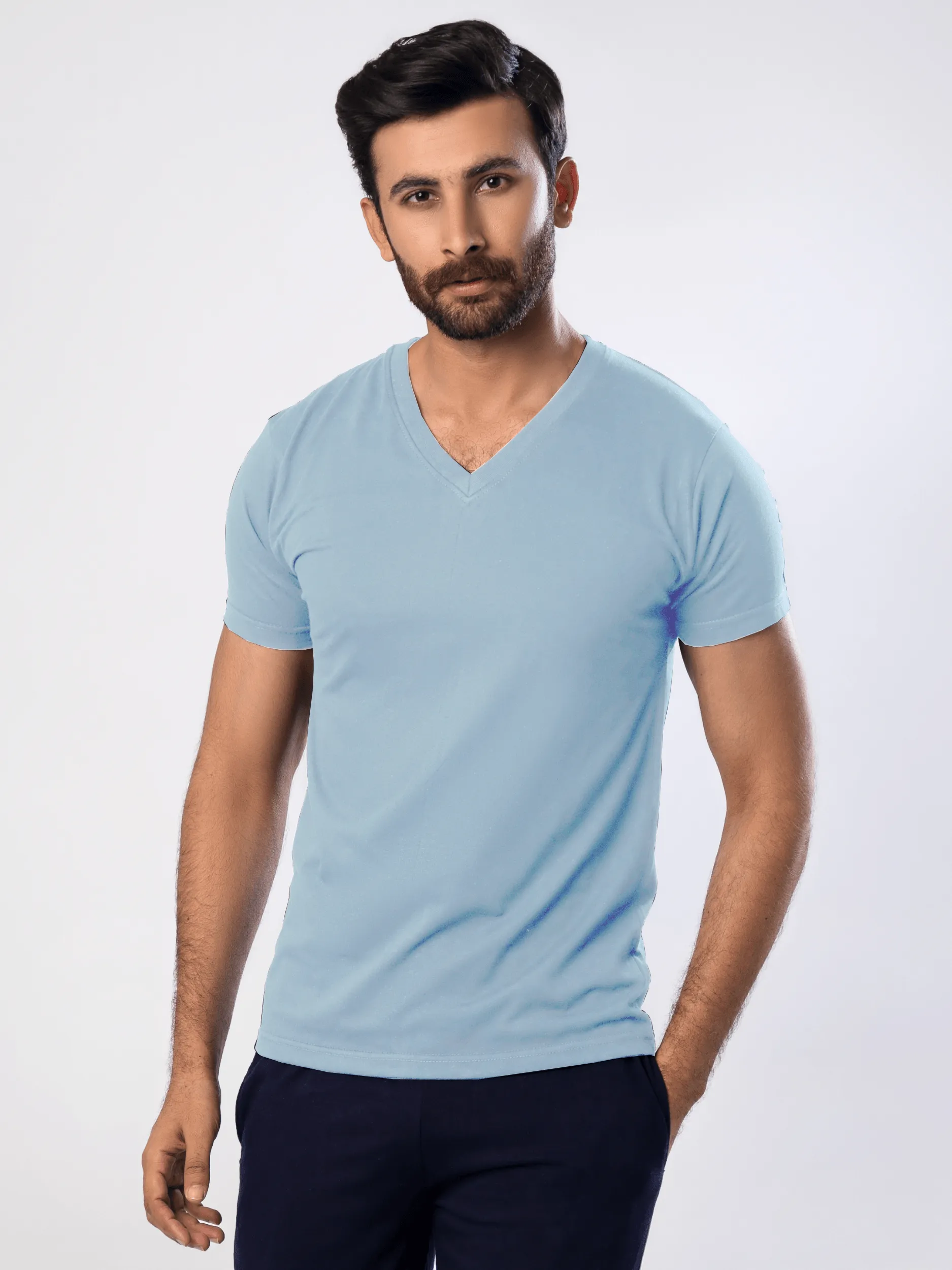 Men’s Essential V Neck (Short Sleeves)