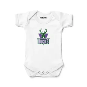 Milwaukee Bucks Hardwood Classics Logo Bodysuit