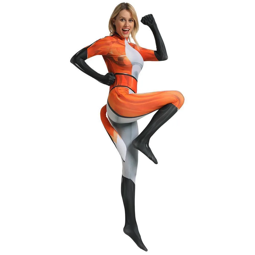 Miraculous Ladybug Rena Rouge Fox Cosplay Costume Zentai Bodysuit for Halloween Party for adults