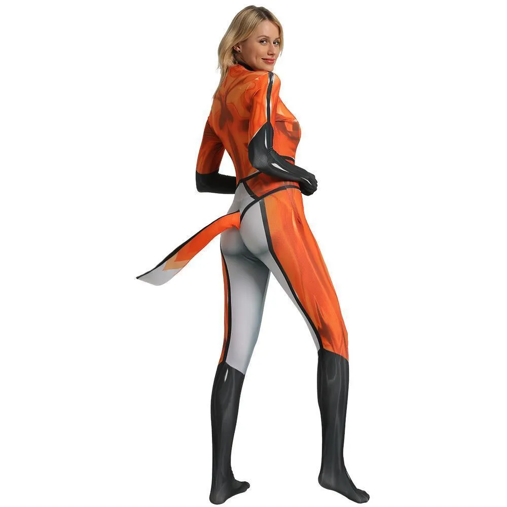 Miraculous Ladybug Rena Rouge Fox Cosplay Costume Zentai Bodysuit for Halloween Party for adults