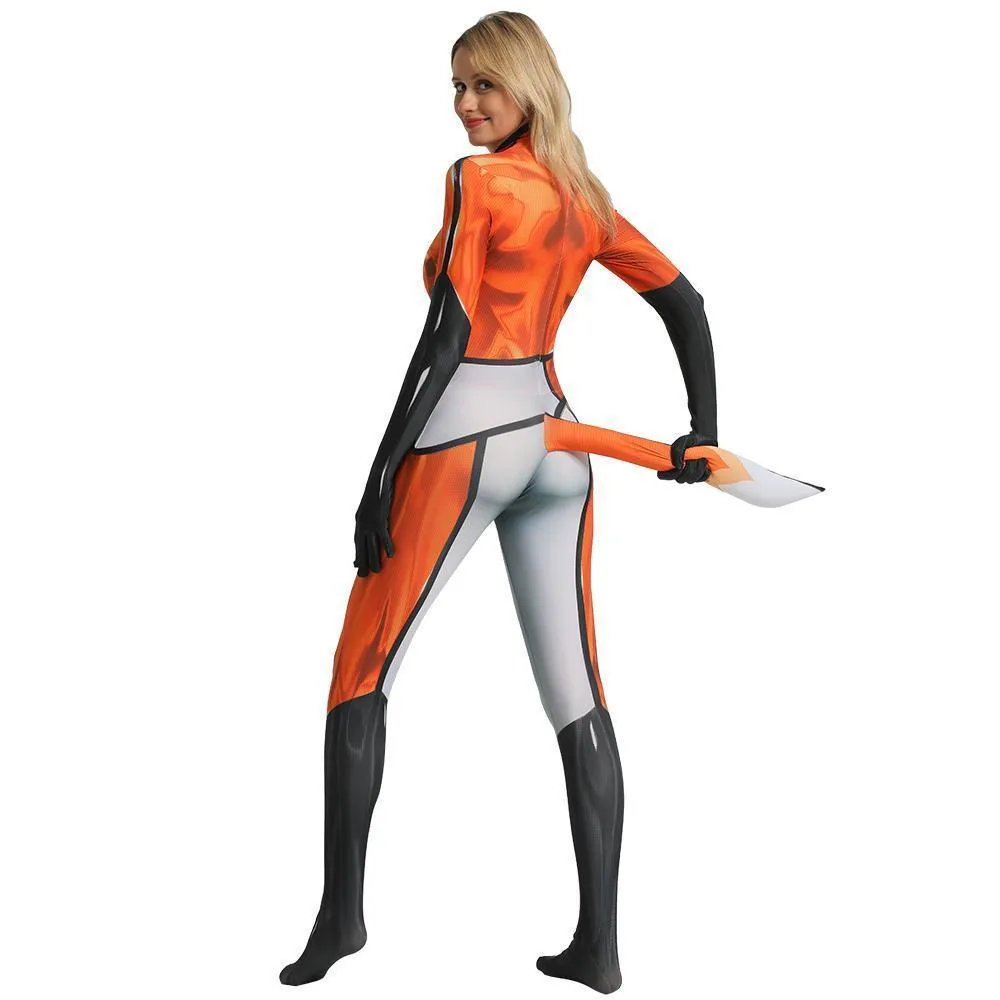 Miraculous Ladybug Rena Rouge Fox Cosplay Costume Zentai Bodysuit for Halloween Party for adults