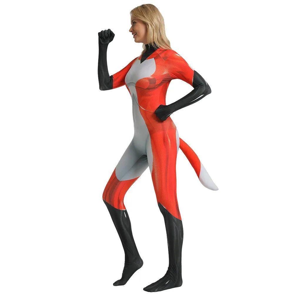 Miraculous Ladybug Rena Rouge Fox Halloween Cosplay Costume Zentai Bodysuit