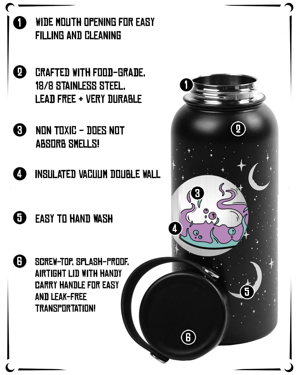 Moonlight Insulated Bottle - 900ml / 32oz