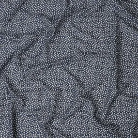 Navy Blue and White Dot Cotton Uragiri Voile with Jacquard, 110 cm Width-D20572