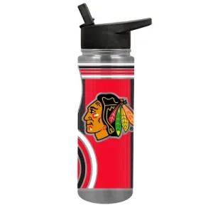 New - NHL Chicago Blackhawks 24oz Stainless Steel Vacuum Insulated Water Bottle