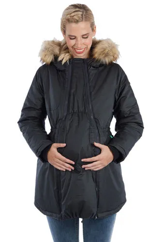 Nicky Waxed 3-in-1 Maternity, Baby Wearing & Beyond Coat