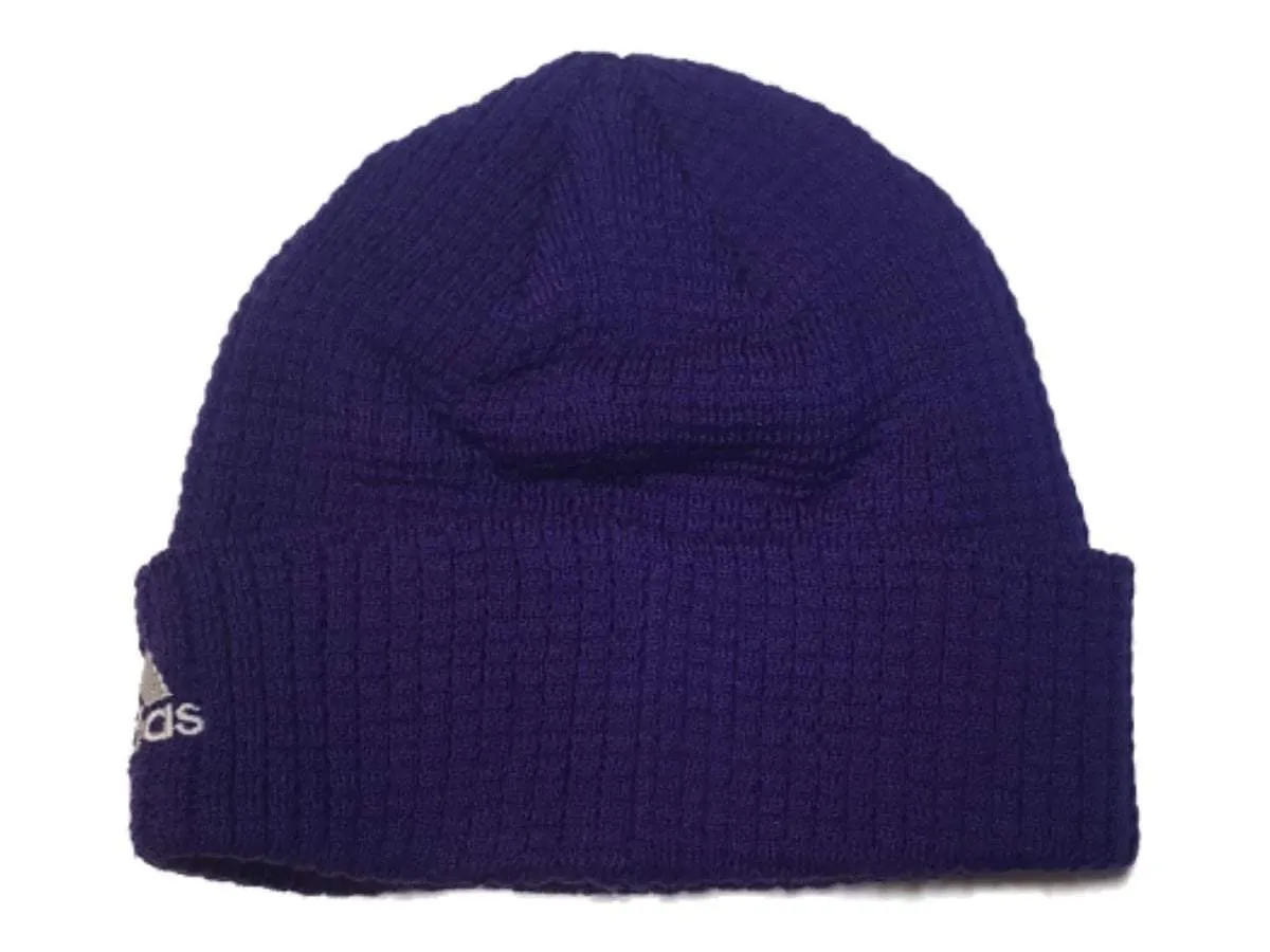 Orlando City SC Adidas YOUTH Purple Acrylic Knit Cuffed Skull Beanie Hat Cap