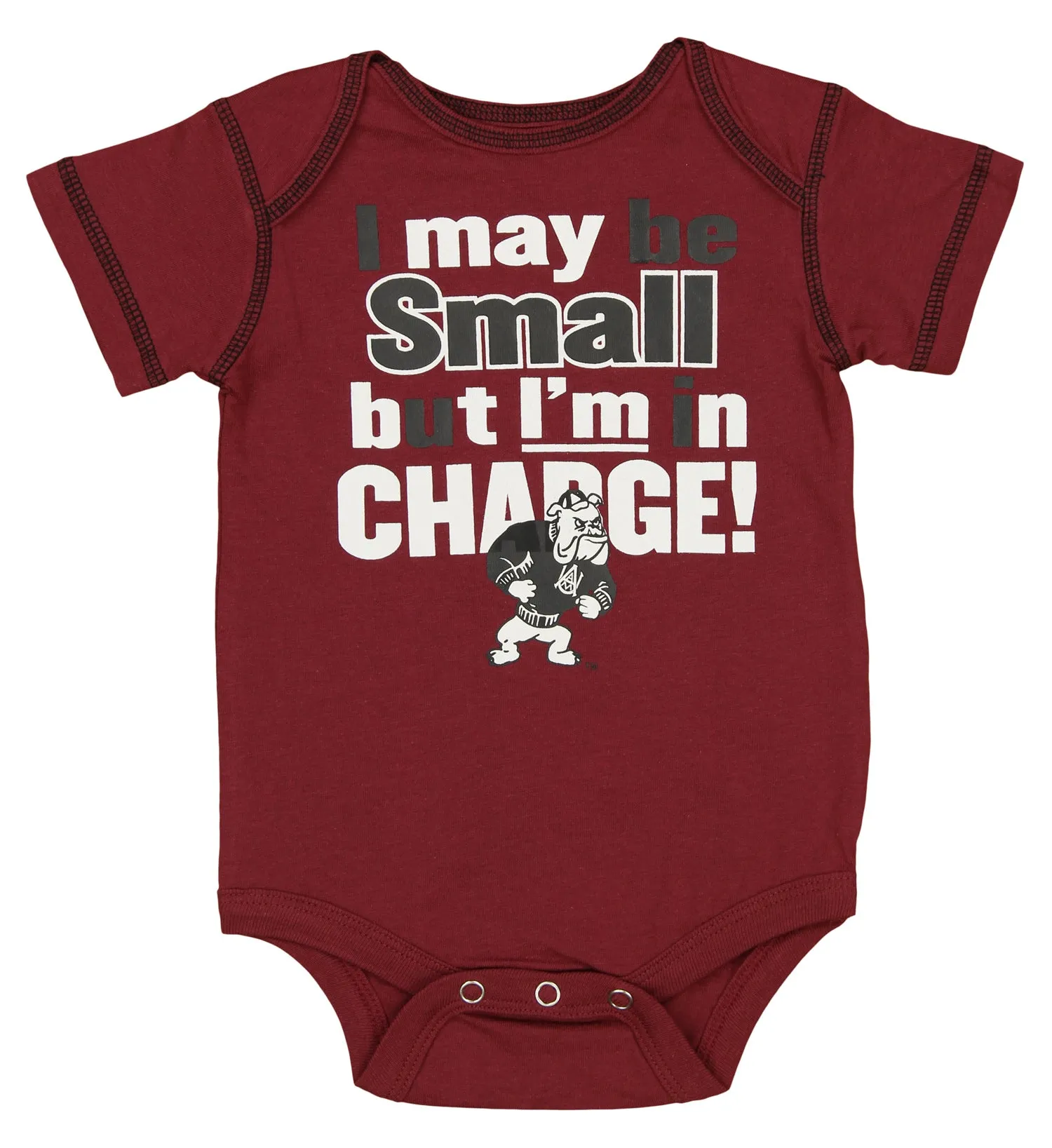 Outerstuff NCAA Infants Alabama A&M Bulldogs 3 Pack Creeper Bodysuit Set