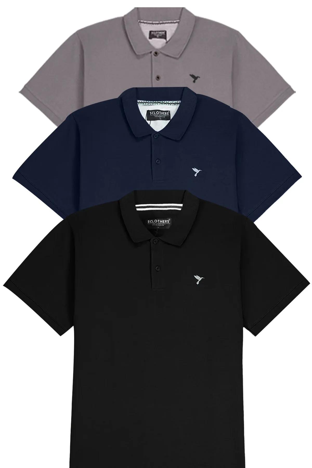 Pack of 3 Polo Shirts - S24 - MP0406R