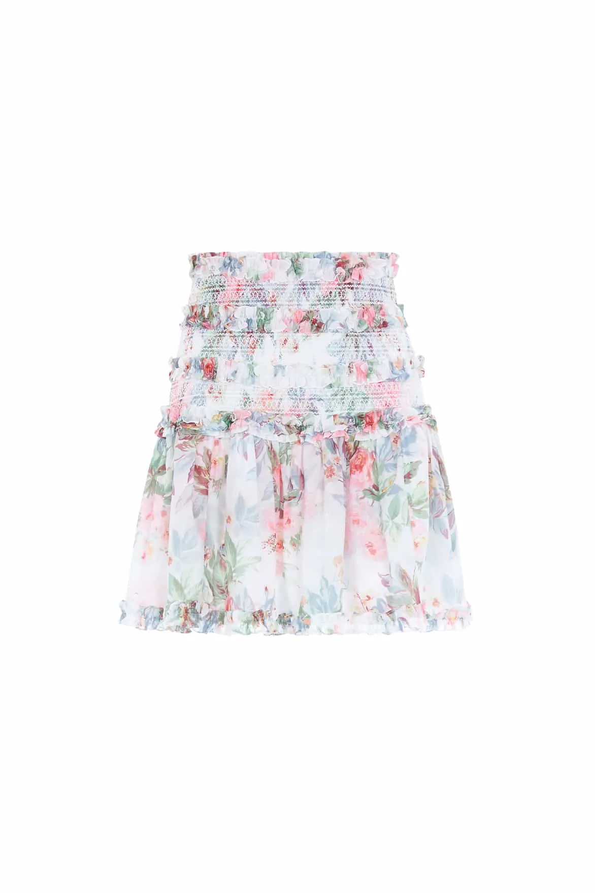 Paradise Garden Maria Chiffon Micro Mini Skirt