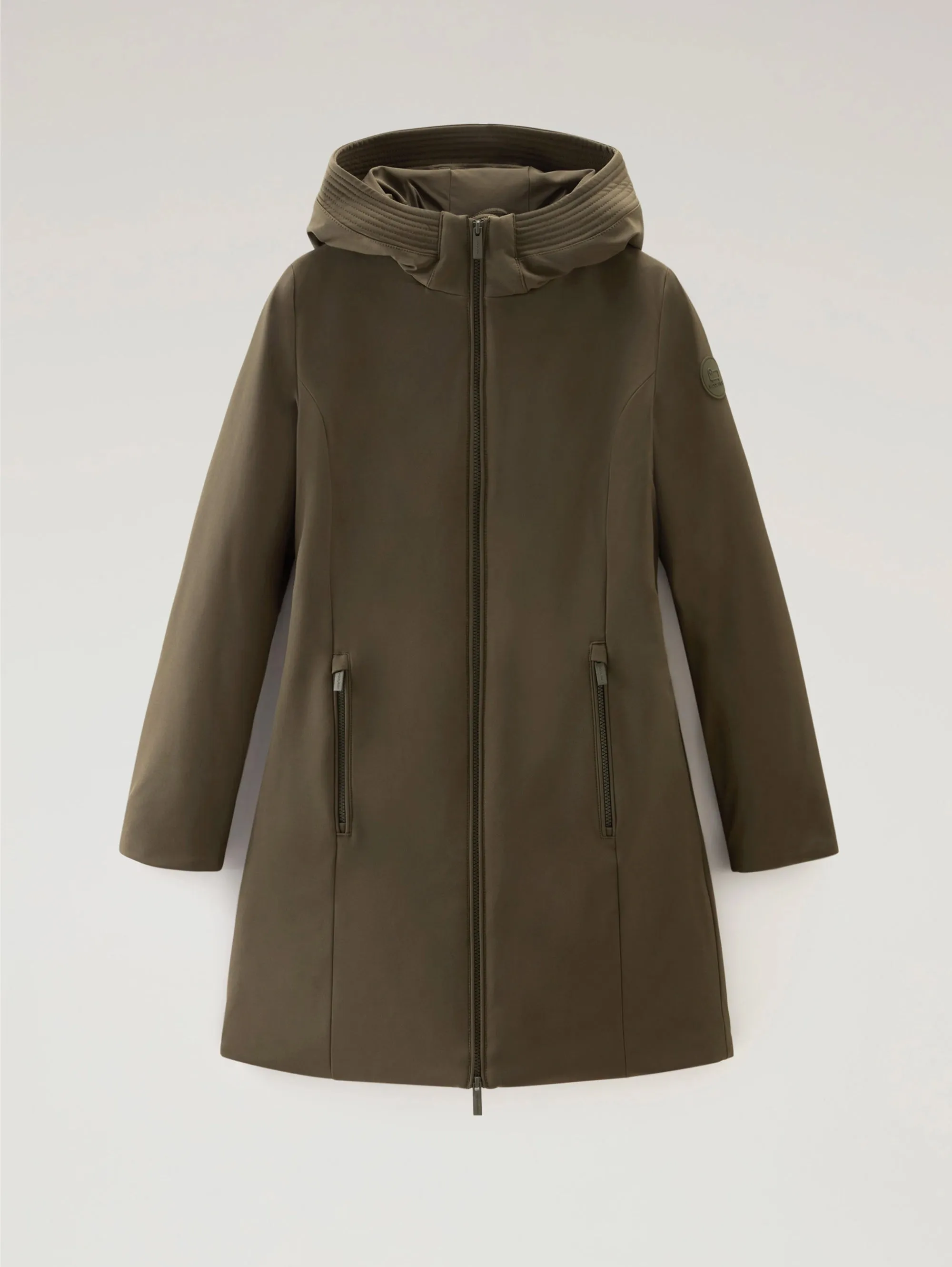 Parka Anti Vento con Cappuccio Firth Verde