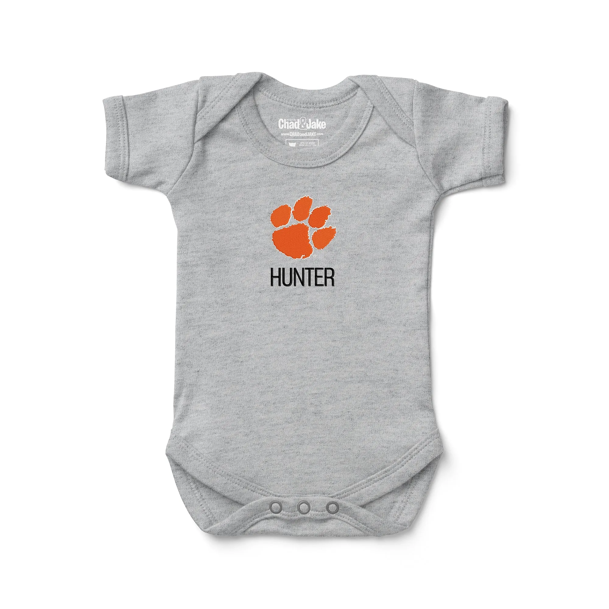 Personalized Clemson Tigers Bodysuit