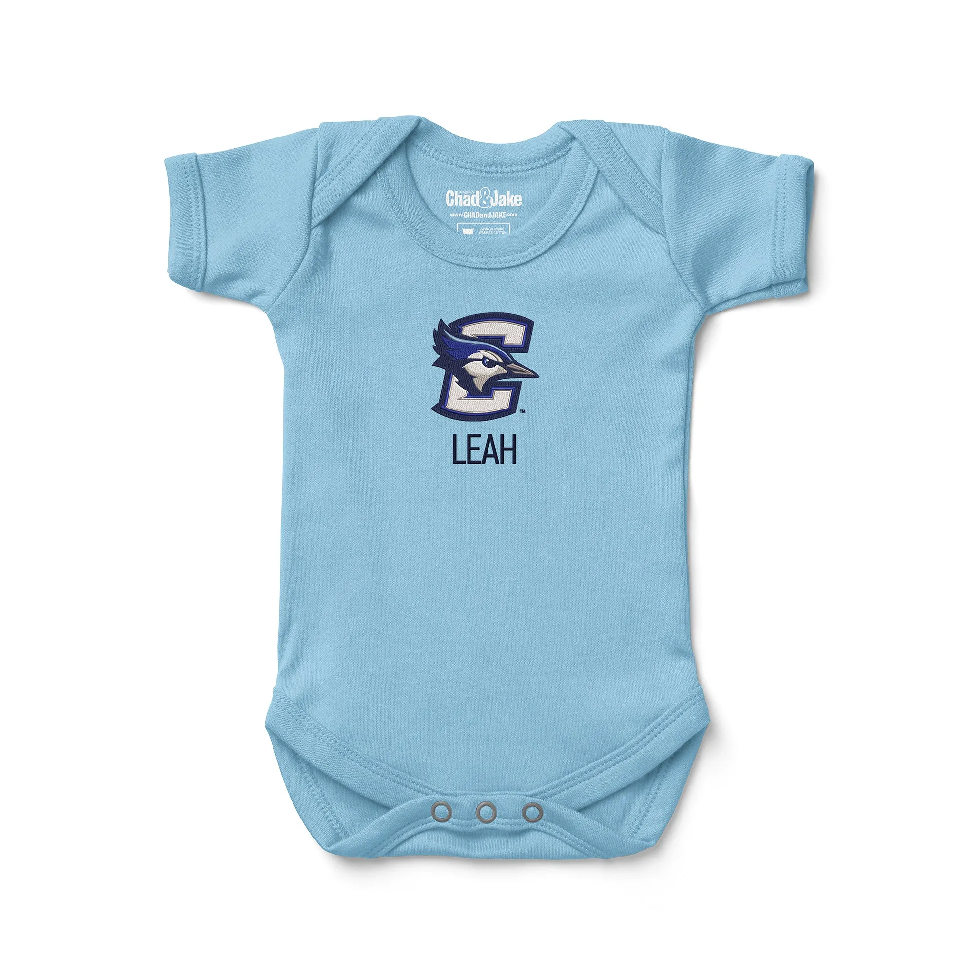 Personalized Creighton Bluejays Bodysuit