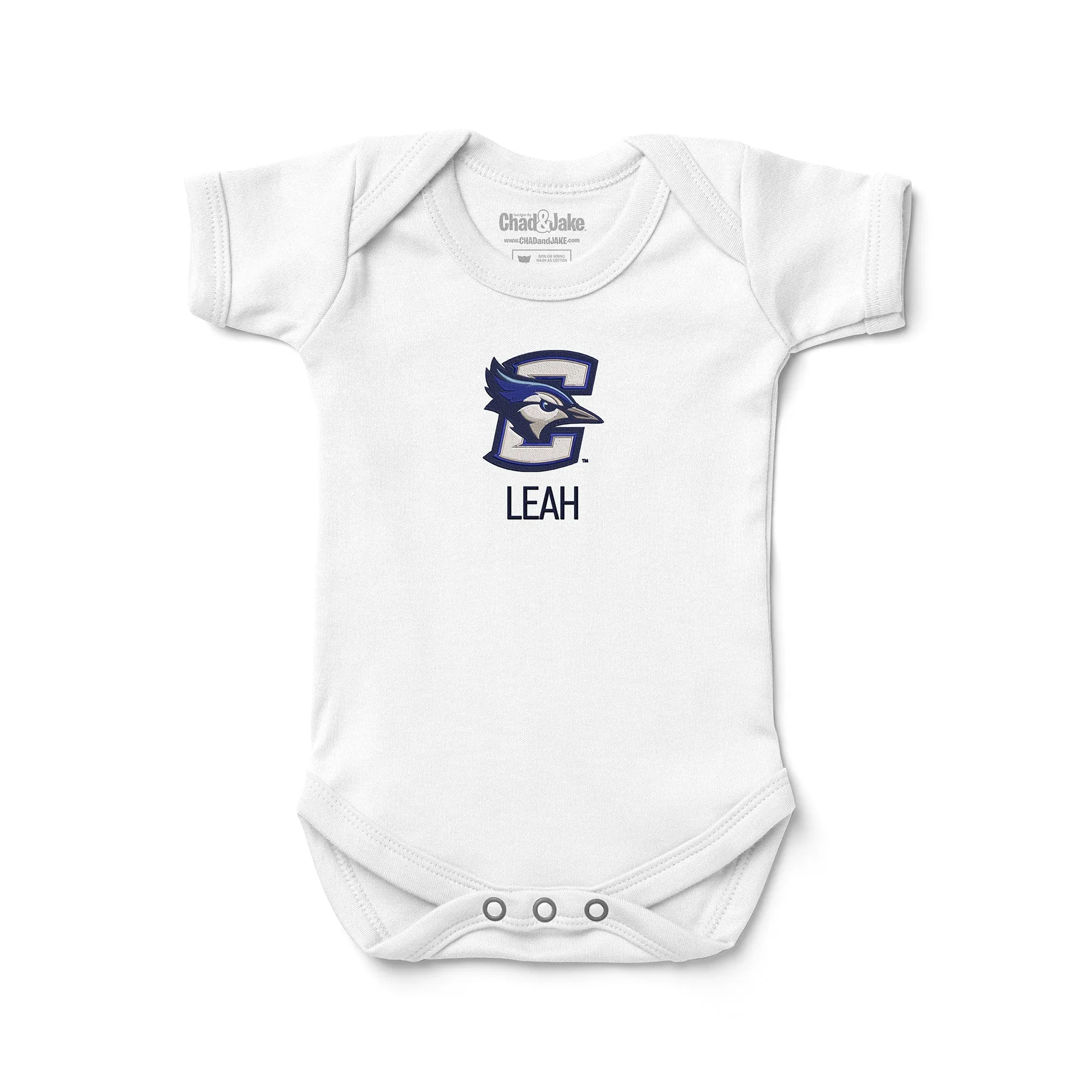 Personalized Creighton Bluejays Bodysuit