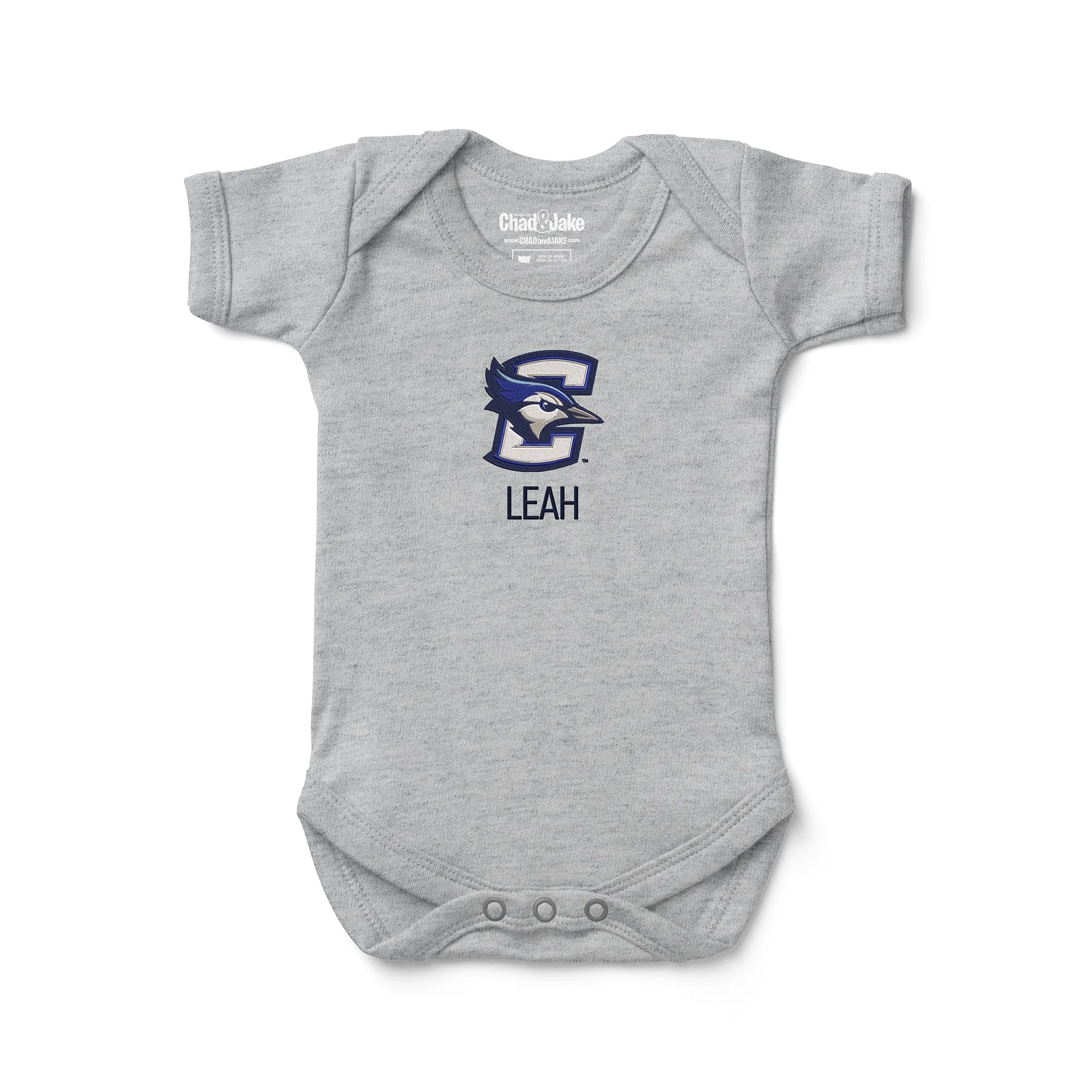 Personalized Creighton Bluejays Bodysuit