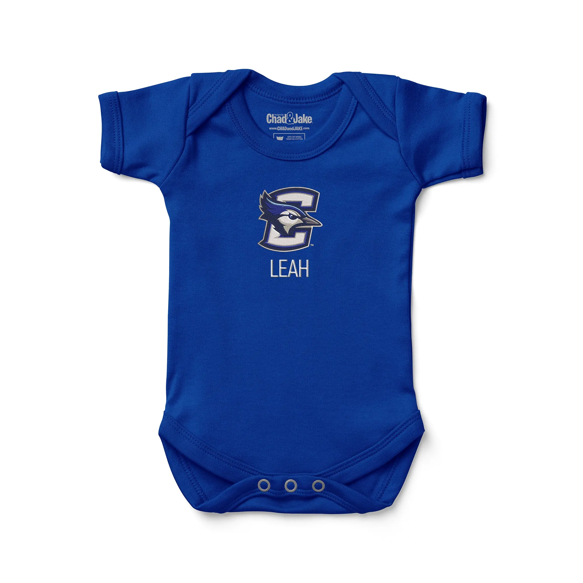 Personalized Creighton Bluejays Bodysuit